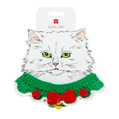 Talking Tables - Christmas Crochet Cat Collar