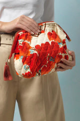 One Hundred Stars Velvet Pouch Acer Red