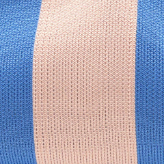 Emma Clutch Bag - Ecru/Blue Stripe