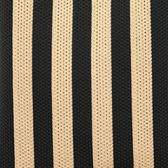 Charlie Phone Bag - Black/Ecru Stripes