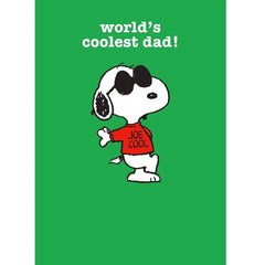Snoopy World’s Coolest Dad! Card