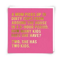 Redback Cards Cups Card