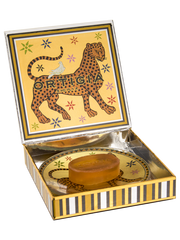 Ortigia Ambra Nera Glass Plate and Soap