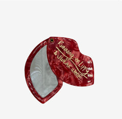 House Of Disaster - Small Talk Lips Compact Mirror