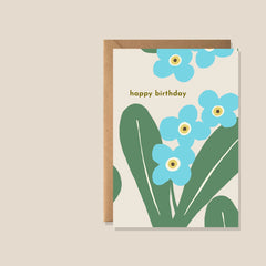 Kiran Ravilious Baby Blues Birthday Card