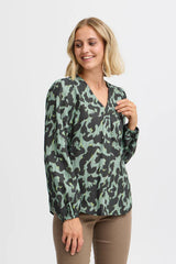 Fransa Lelu Blouse - Green Bay