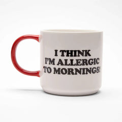 Magpie Peanuts ‘Allergic To Mornings’ Mug