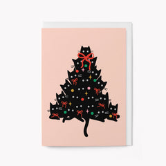 Graphic Factory - Christmas Tree Cats Card