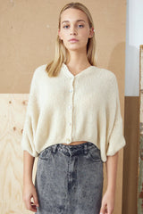 Noella Johanna Knit Cardigan Sand