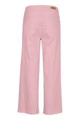 Fransa Hanna Wide Leg Jeans - Pink Frosting