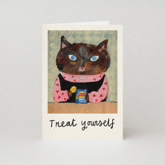 Studio Boketto- Treat Yourself Greetings Card