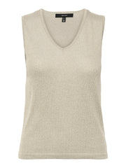 Vero Moda Elsa Shine Top - Birch / Gold
