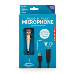 Kikkerland Plug and Play Microphone