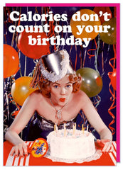Dean Morris Birthday Calories Card