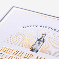 Pigment Productions - Grown Up, Mature, Mellowing With Age Birthday Card