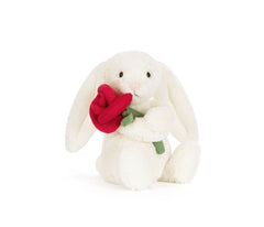 Jellycat Cream Bunny With Rose