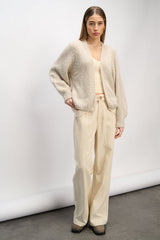 Noella Fora Knit Cardigan Sand