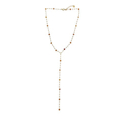 Moments Iria Carnelian Lariat Necklace