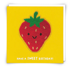 Redback Sequin Card - Strawberry