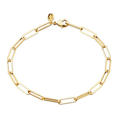 Scream Pretty - Gold Plated Long Link Chain Bracelet