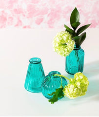 Sass & Belle Turquoise Bud Vases - Set of 3