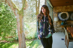 One Hundred Stars - Crane Emerald Oversized Shirt