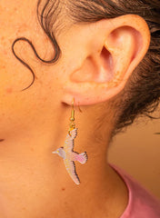 Tatty Devine - Hummingbird Earrings Ombre