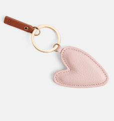 Caroline Gardner Pink/Green Heart Keyring