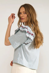 Numph Nuditty Blouse - Floaty Blue