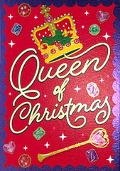 Cath Tate Queen Of Christmas Card