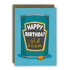 Running With Scissors - Happy Birthday Old Bean Card