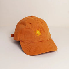 Cai & Jo Sunshine Embroidered Corduroy Cap