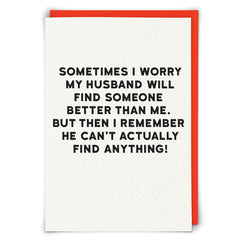 Redback Cards - Sometimes I Worry Cards