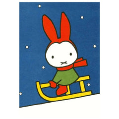 Hype Cards - Miffy Christmas Sledge Card