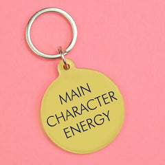 Flamingo Candles - Main Character Energy Keyring