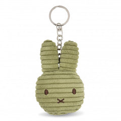 Miffy Eco Flat Keychain - Corduroy Olive Green 10cm