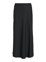 Vila Ellette Long Skirt - Black