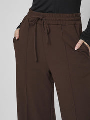 Vila Clua Wide Pants - Coffee Bean