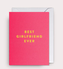 Lagom Design - Best Girlfriend Mini Card