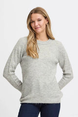 Fransa- Frellis Pullover Light Grey melange