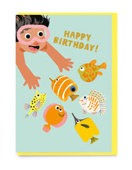 Noi Publishing - Swimming With Fish Card