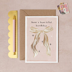 Sister Paper Bow-tiful Birthday Card