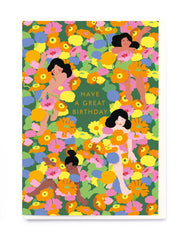 Noi Publishing Flower Bed Birthday Card