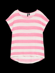 Vero Moda Wide T-Shirt - Pink Cosmos