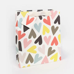 Caroline Gardner - Jumbled Hearts Large Gift Bag