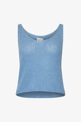 Louisa Knit Top - Vista Blue