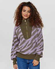 Numph Nualexandria Pullover - Ivy Green