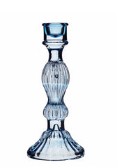 Sass & Belle Blue Vintage Glass Candle Holder