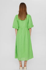 Numph Nuevelyn Dress- Summer Green