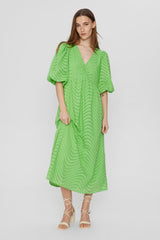 Numph Nuevelyn Dress- Summer Green